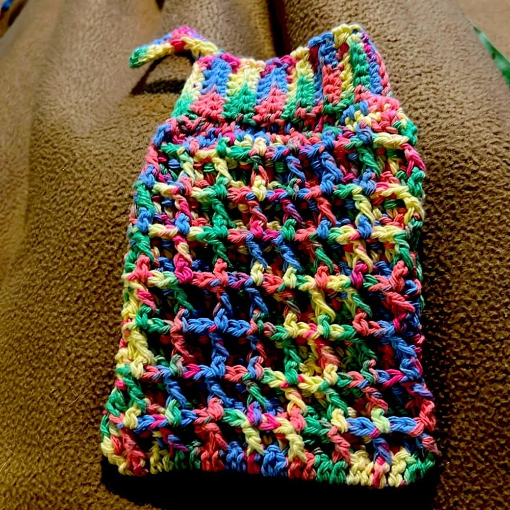 Handcrafted Shower Mitt